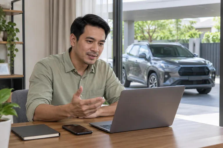Pelanggan menyediakan pertanyaan sebut harga.